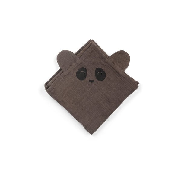 Nuuroo Bjørk hugging muslin cloth 2-pack Panda