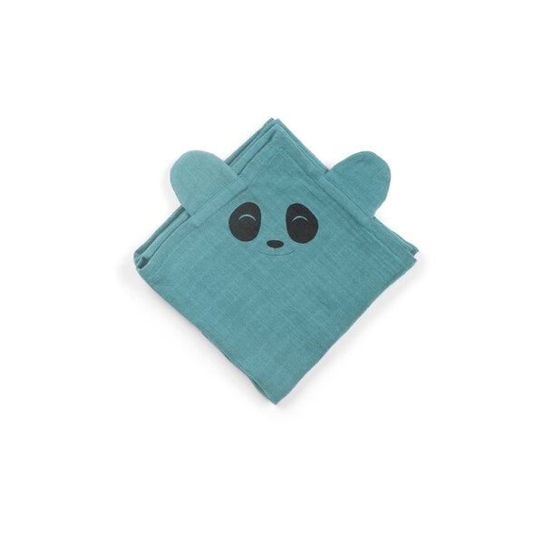 Nuuroo Bjørk hugging muslin cloth 2-pack Panda