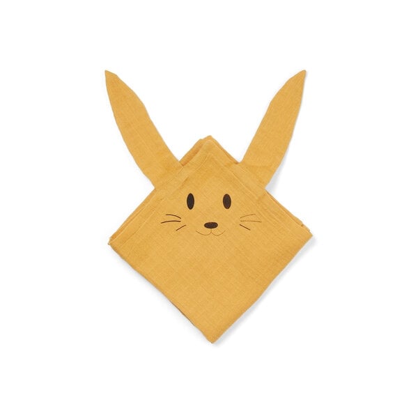 Nuuroo Bjørk hugging muslin cloth 2-pack Rabbit