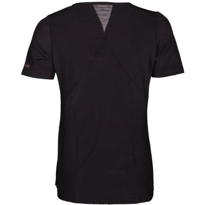 Papillon Fitness shirt s sl v-neck dames zwart maat M