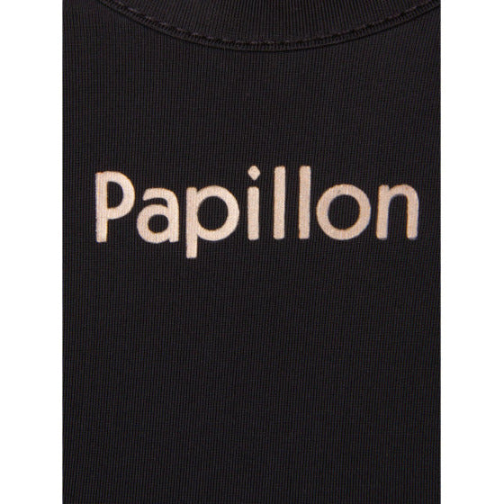 Papillon Fitness shirt s sl v-neck dames zwart maat M