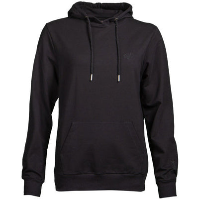 Papillon Sweat Hoody Katoen Dames Zwart Maat L