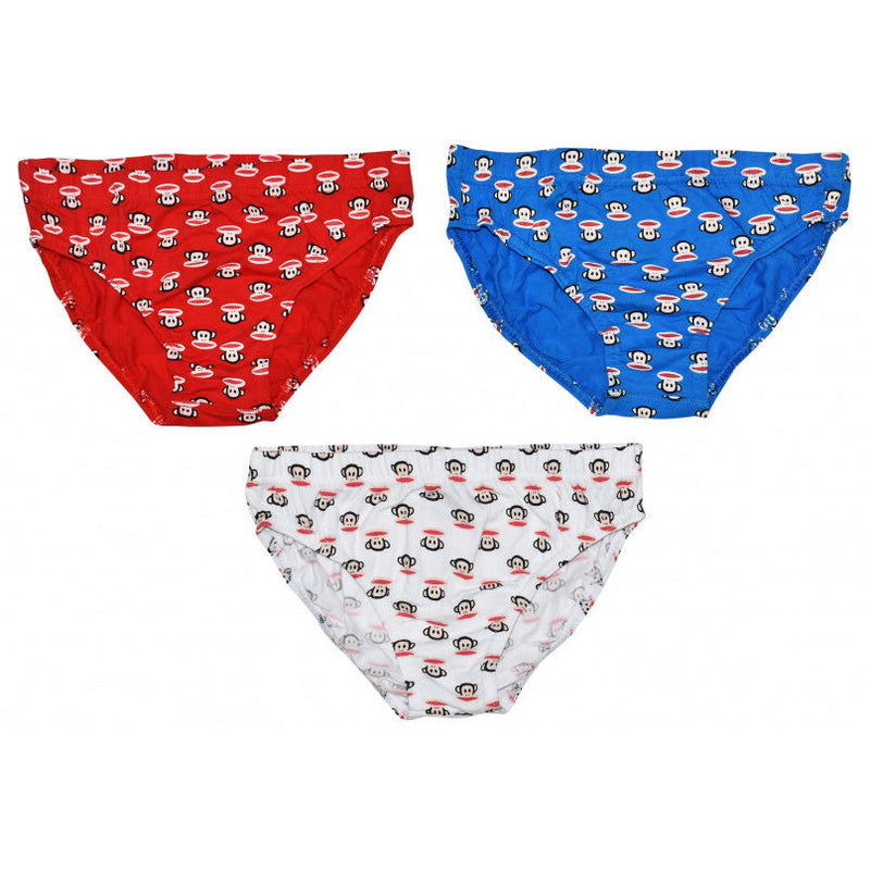 Paul frank Ondergoed junior rood blauw wit 3 stuks mt 6 8 jaar