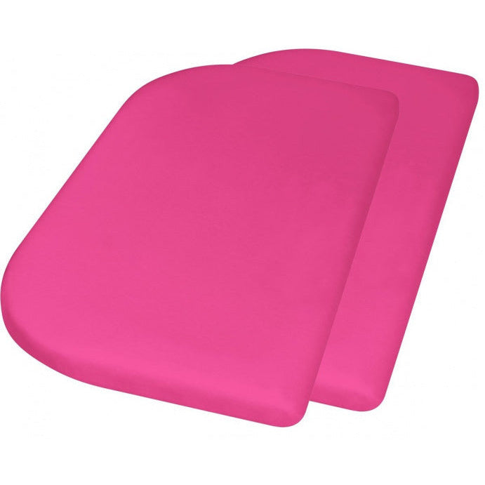 Playshoes Hoeslaken junior 89 x 51 + 10 cm katoen roze 2 stuks
