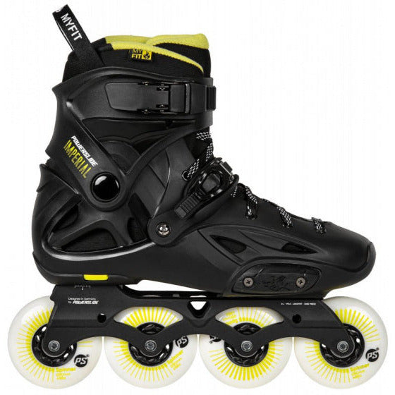 Powerslide Inline skates Imperial One 88A hardboot zwart mt 39 40
