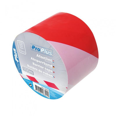 Proplus Afzetlint 100 meter rood wit