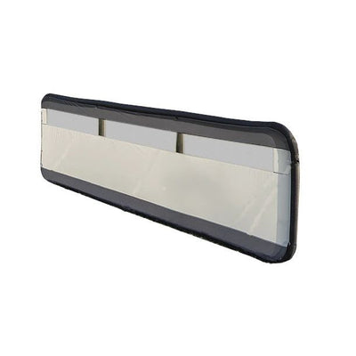 Proplus Windscherm opblaasbaar 480 x 140 cm lichtgrijs zwart