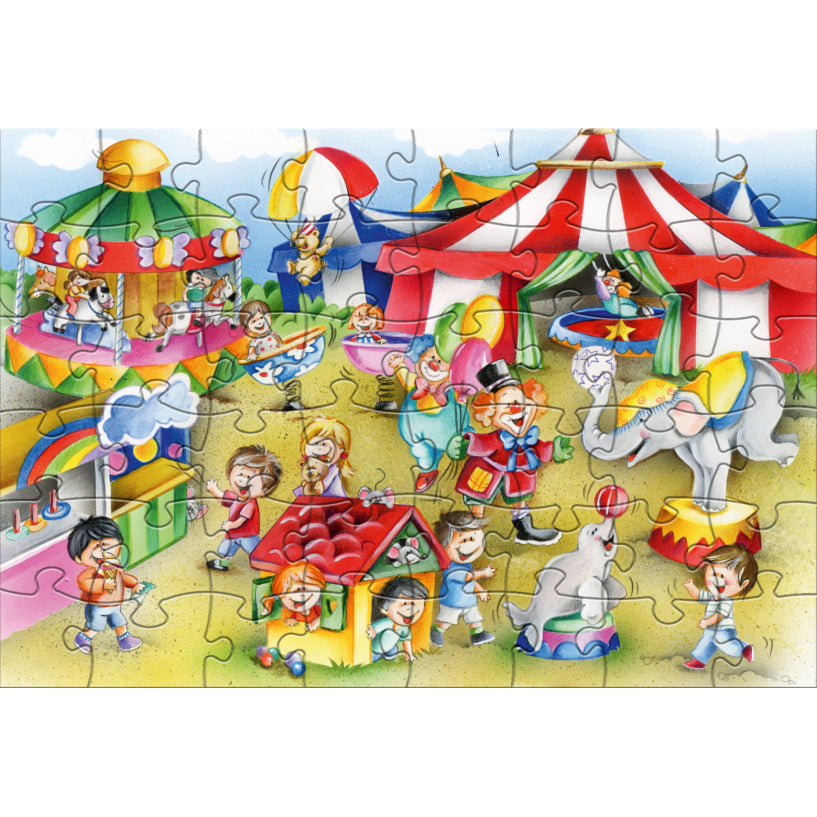 Rebo Productions Beach Circus legpuzzel junior 24 48 stukjes