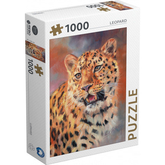 Rebo Productions Legpuzzel Leopard 1000 stukjes