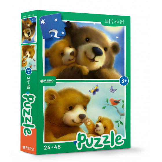 Rebo Productions Sweetest Bear legpuzzel junior 24 48 stukjes