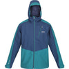 Regatta Highton II outdoorjack heren marineblauw turquoise maat XL