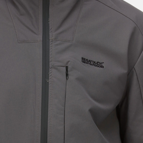 Regatta Overmoor softshelljas heren donkergrijs maat XL