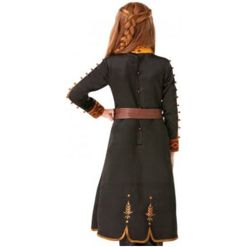 Rubie's Anna Frozen II verkleedpak paars 4-delig mt 128