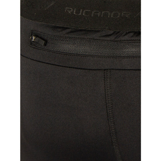 Rucanor Damion hardloopbroek lang heren zwart maat XL