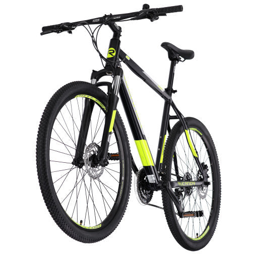 Rucanor Lux 27.5 Inch 46 cm Heren 24V Hydraulische schijfrem Zwart Geel