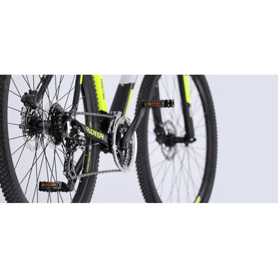 Rucanor Lux 27.5 Inch 51 cm Heren 24V Hydraulische schijfrem Zwart Geel