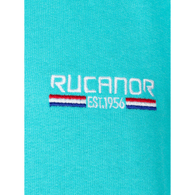 Rucanor Sydney sweatshirt hood unbrushed heren aqua maat L