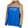 Rucanor Trevor sweater hoodie heren blauw beige maat L