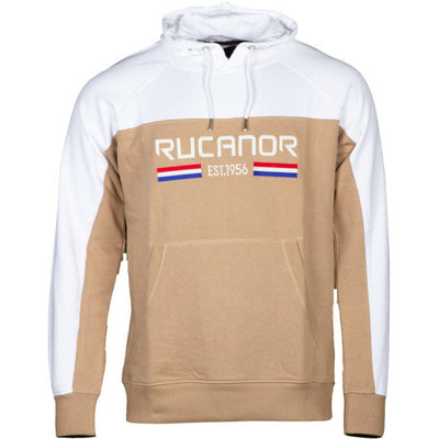 Rucanor Trevor sweater hoodie heren wit beige maat XL