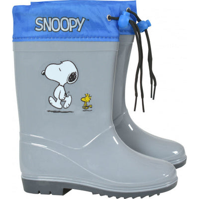 Peanuts Regenlaarzen Snoopy junior PVC grijs blauw maat 30-31