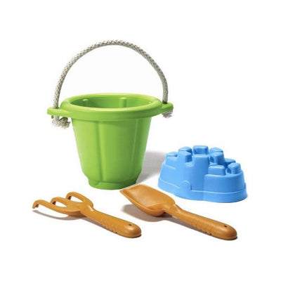 Green Toys Strandset met emmer, hark en schep