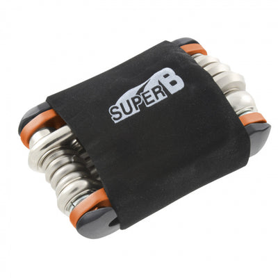 multitool TB-FD40 17 functies 73 x 45 mm RVS oranje