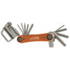 multitool TB-FD40 17 functies 73 x 45 mm RVS oranje
