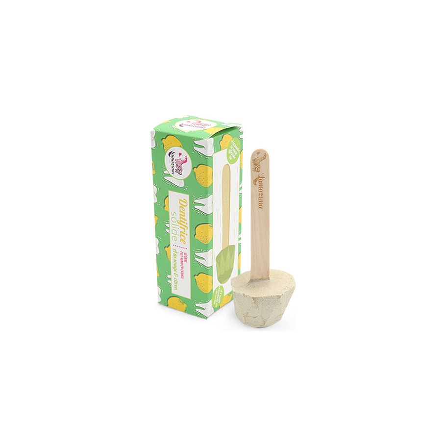 Lamazuna Tandpasta op een stokje citroen salie