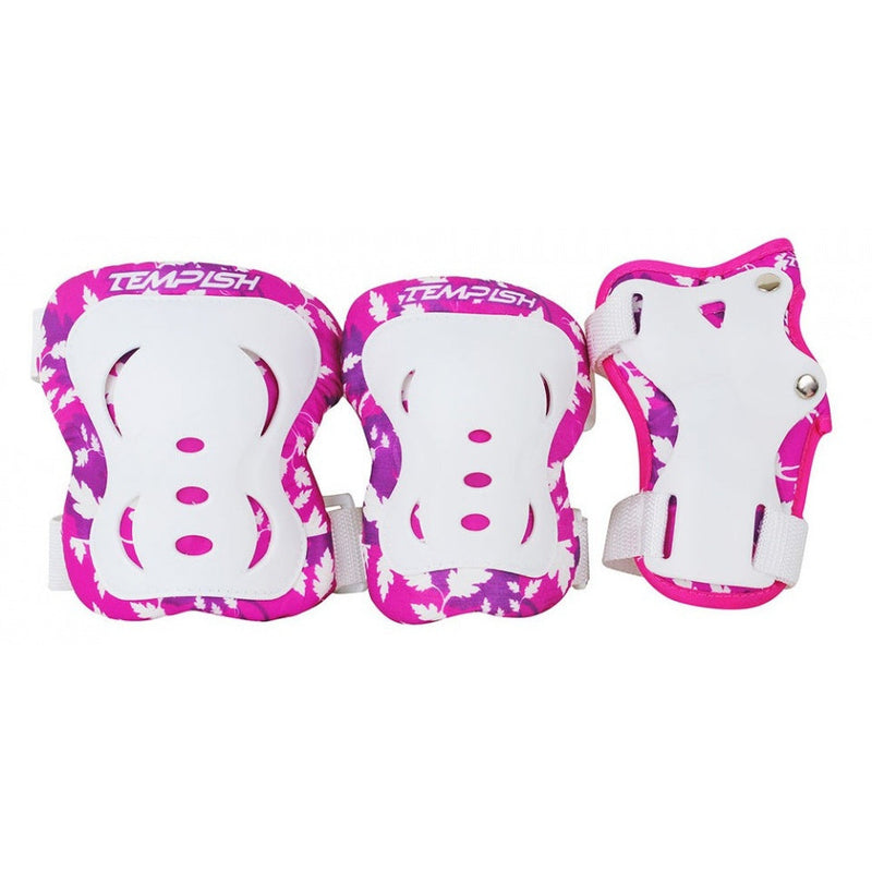 Tempish Beschermset FID meisjes wit roze maat M
