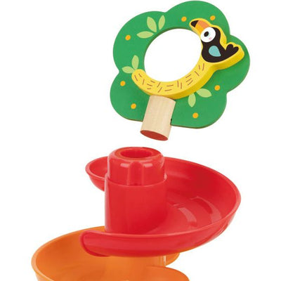 Tooky toy Educatieve Houten Spiraaltoren 18 maanden 10-delig