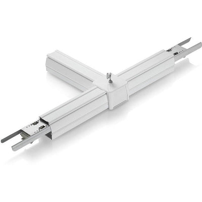 V-tac Connector voor railverlichting T-vorm 8 draden zilver