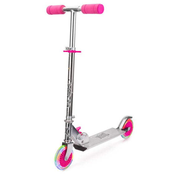 Xootz - Folding stuntstep voetrem meisjes roze
